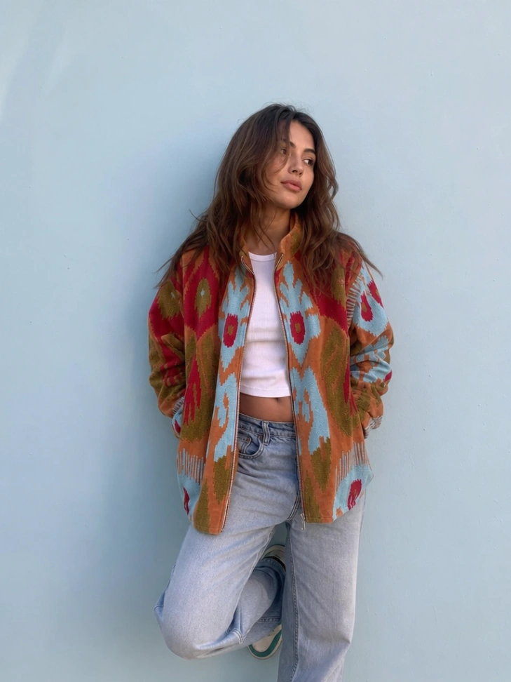Heritage Velvet Suzani Jacket