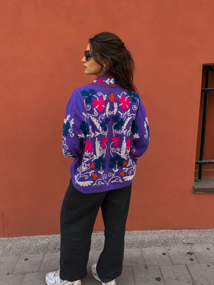 The Royal Orchid Quilted Jacket
