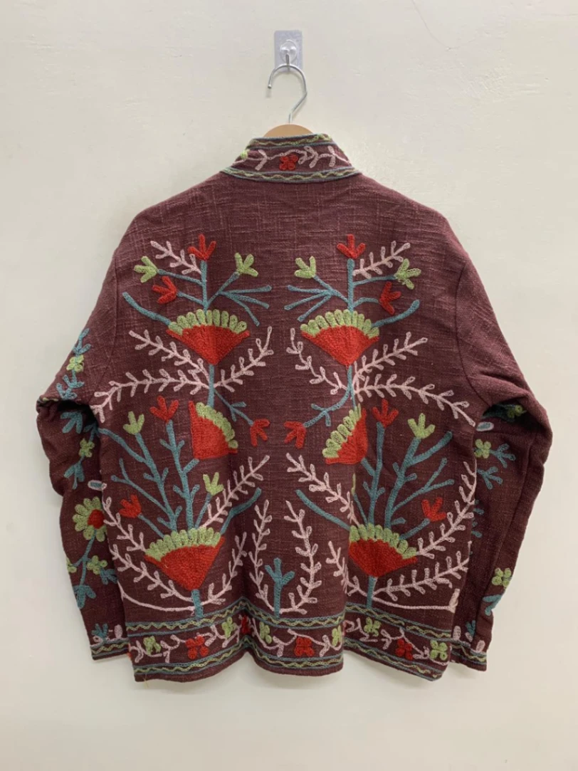 Premium Cotton TNT Suzani Jacket – Timeless Ethnic Elegance view 4
