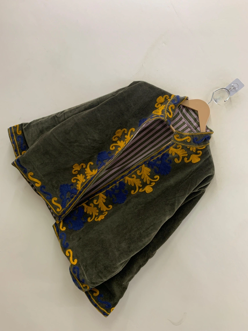 Boho Chic Velvet Suzani Coat view 4