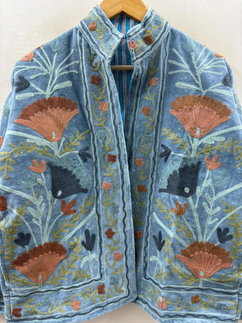 Festival Velvet Suzani Jacket view 3
