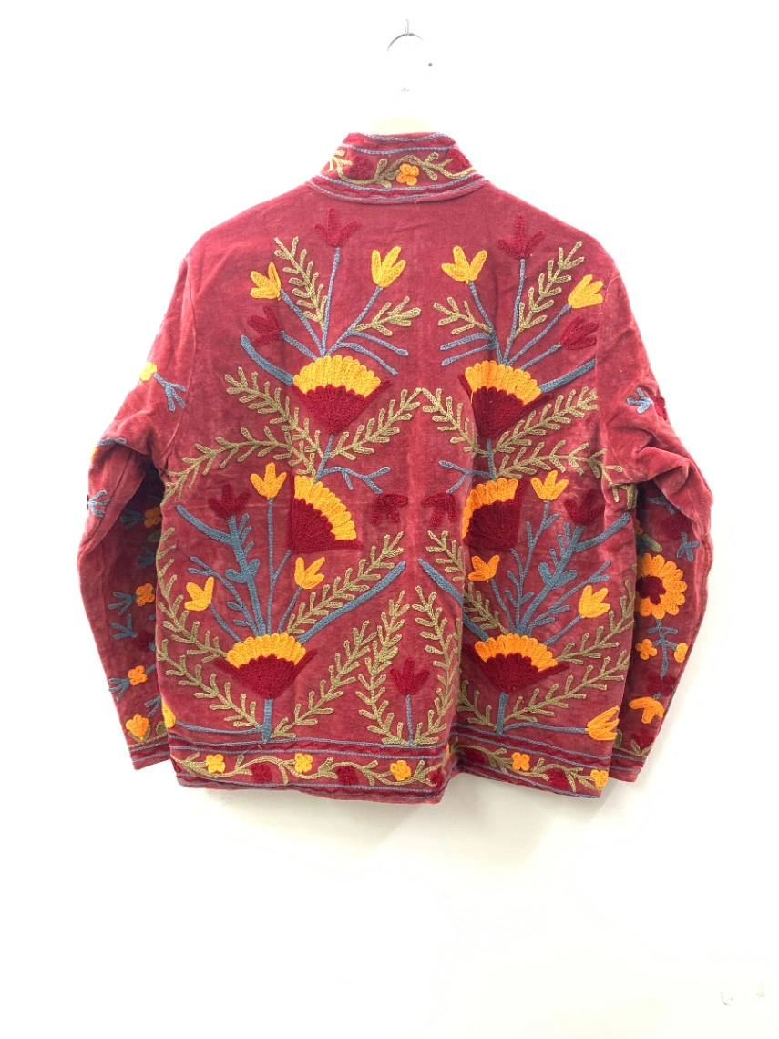 Vintage Velvet Suzani Jacket alternate view