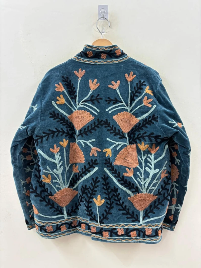 Embroidered Velvet Suzani Jacket alternate view