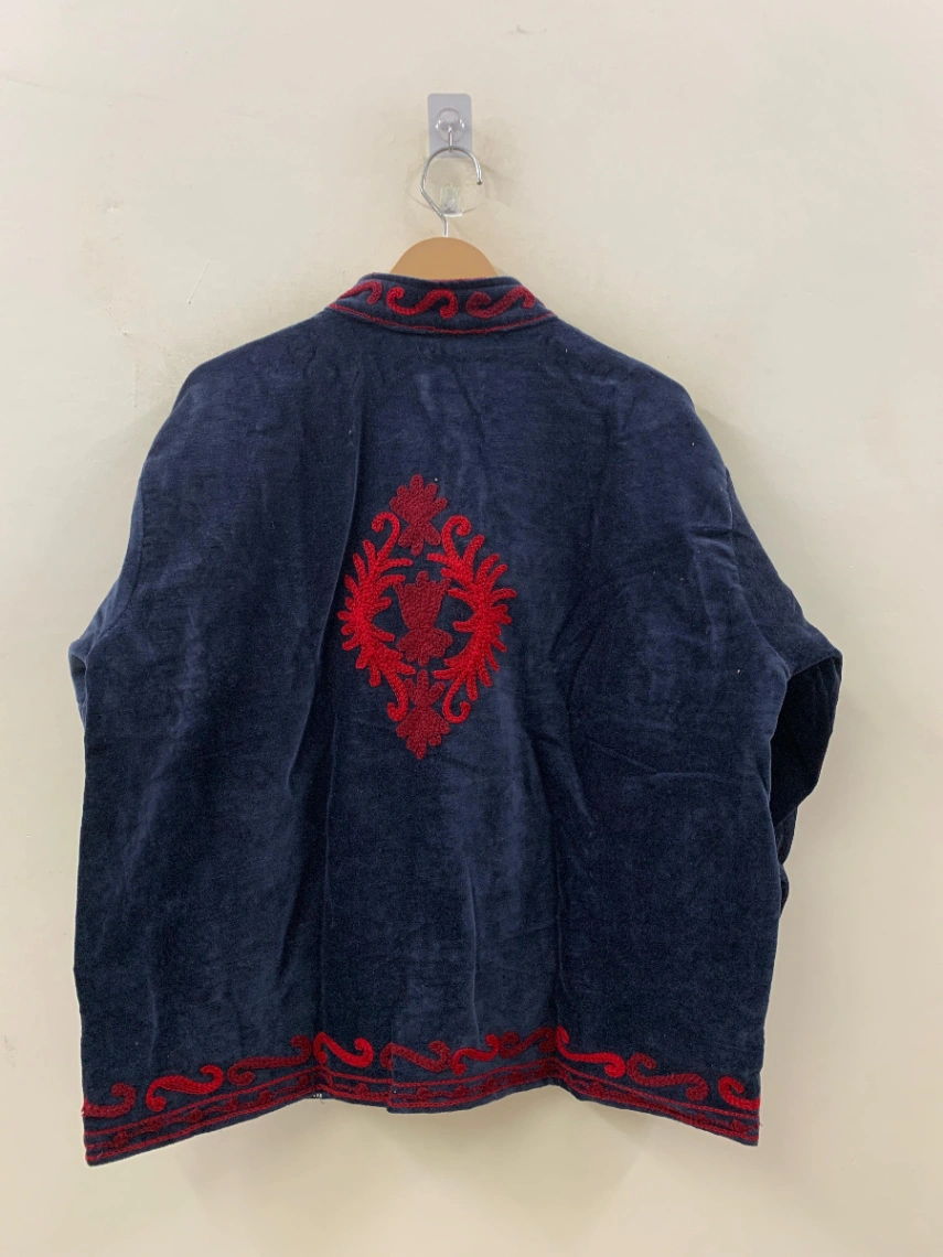 Statement Velvet Suzani Jacket view 3