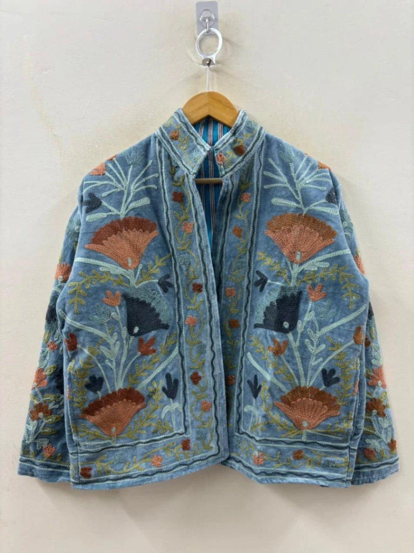 Festival Velvet Suzani Jacket alternate view
