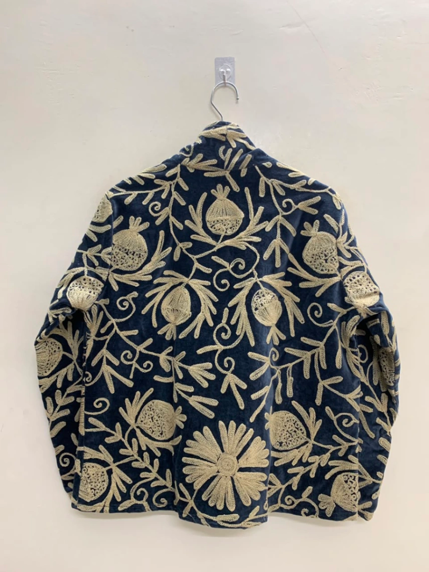 Bohemian Velvet Suzani Coat view 5