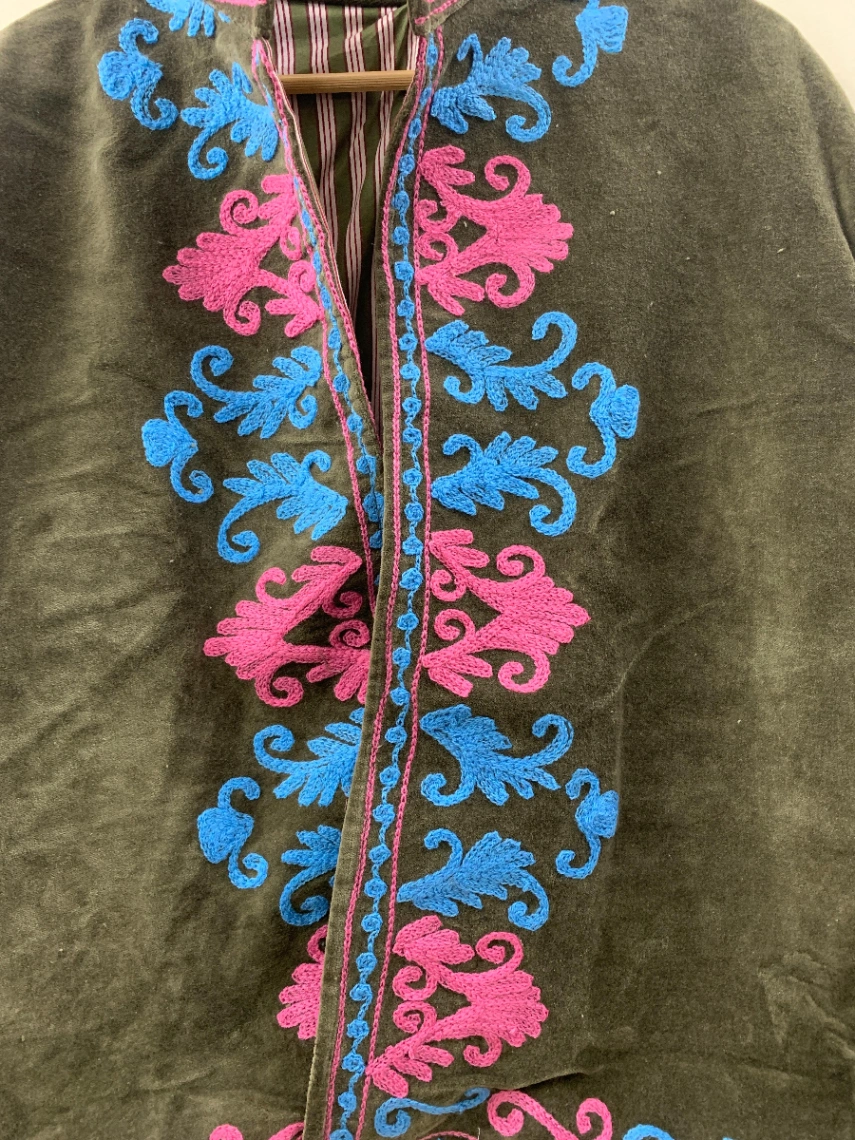 Handmade Velvet Suzani Jacket view 4
