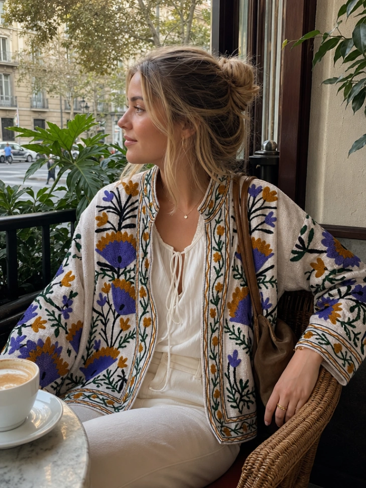 Cotton Embroidered TNT Jacket view 3