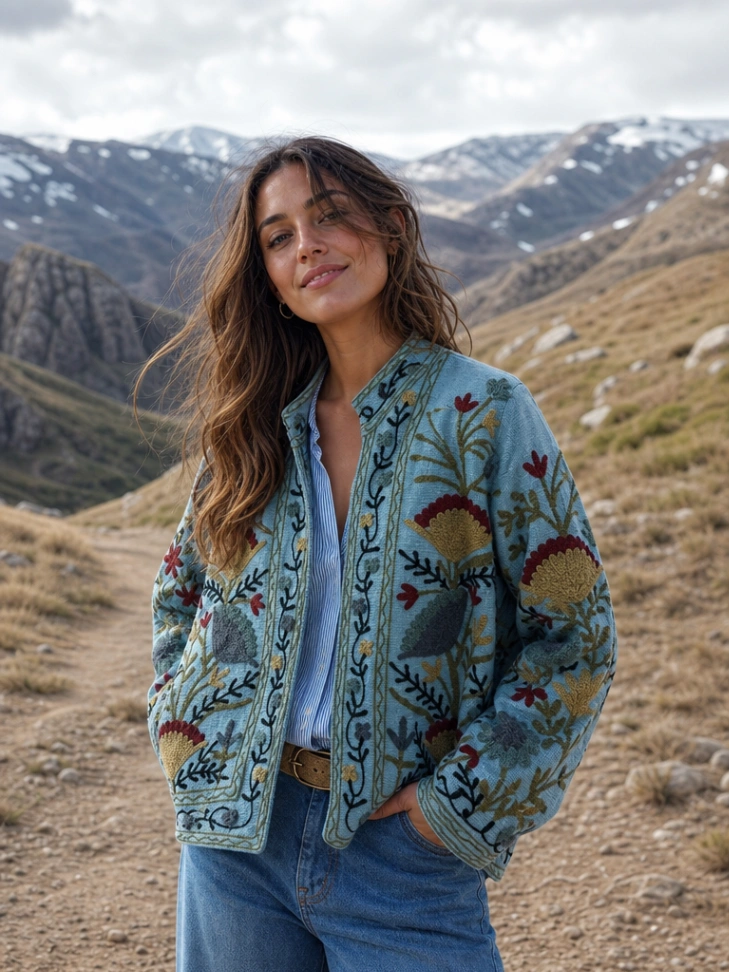 TNT Embroidered Suzani Jacket alternate view