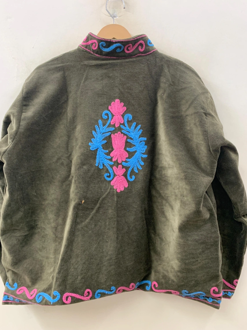Handmade Velvet Suzani Jacket alternate view