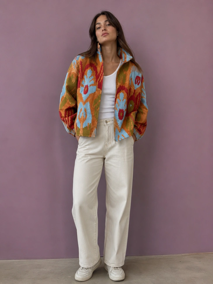 Heritage Velvet Suzani Jacket alternate view