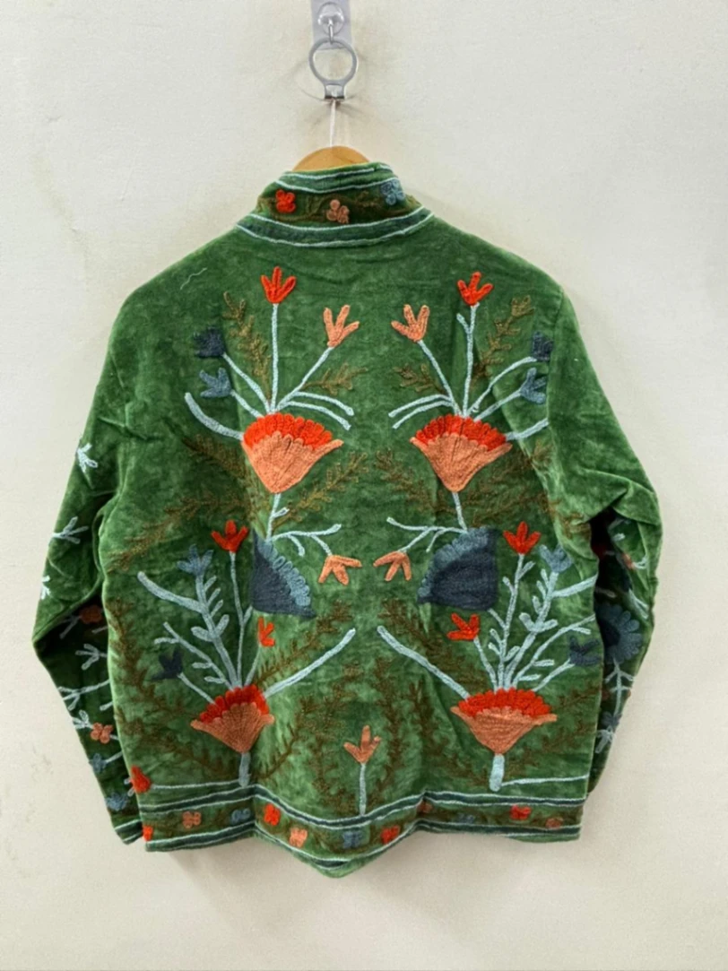 Vintage Velvet Suzani Jacket view 5