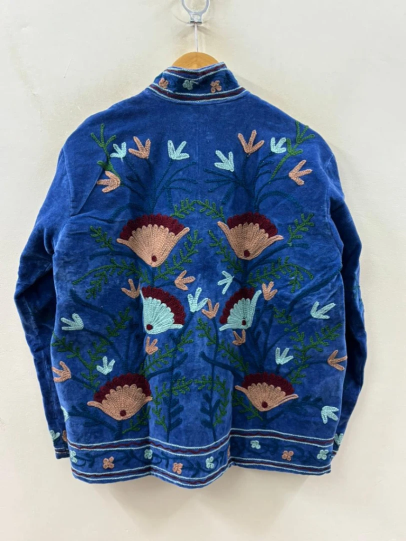 Vintage Style Velvet Suzani Jacket view 4